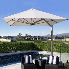 10' offset patio umbrella with solar led lights Amazon.com : Mojia 10x10 FT Square Cantilever Patio Umbrella with Solar LED  Lights and Cross Base, 360 Rotation Large Heavy Duty Offset Outdoor  Umbrella with Easy Tilt for Pool Backyard Deck Garden,