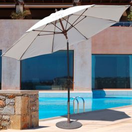 6 ft patio crank umbrellas san diego Outdoor Steel Striped Market Umbrella w/ Tilt, Lift foot diameter umbrella 6 ft. Steel Crank Lift