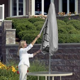 10 foot patio umbrella ace Olilawn 10ft Outdoor Patio Umbrella with Upgraded Yarn-dyed Fabric  OL-HT032(UPC779657329511)