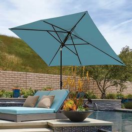 Rectangular patio sale umbrellas