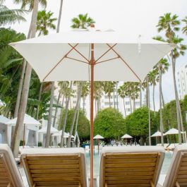 14 foot rectangular patio umbrella FIM Flexy Aluminum 8' x 14' Rectangular Offset Patio Umbrella