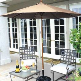 discount patio furniture with umbrella Umbrella Hole Patio Dining Sets at Lowes.com