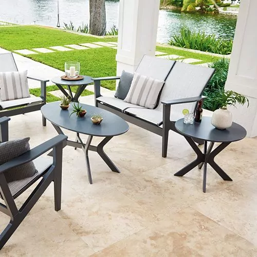 Telescope patio chairs store