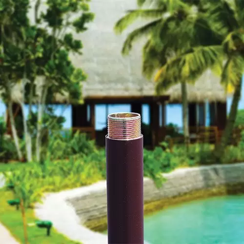 galtech sunbrella 9-ft aluminum bamboo patio umbrella 9ft Gray - Auto Tilt Frame Outdoor Use Poolside Dining Garden Honey Champagne Galtech 9 Ft. Octagonal Aluminum