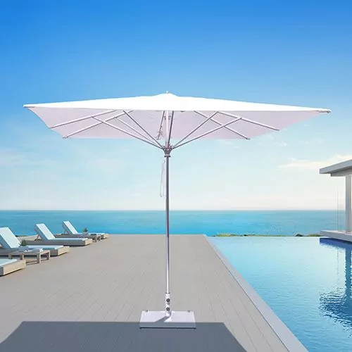Aluminum clearance patio umbrella
