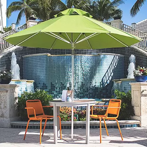 commercial patio market umbrella Grand 10x10 FT Large Patio with Base, Double-Sided Outdoor Cantilever Aluminum Umbrella, Offset Umbrella with Cover for Use, Poolside, Deck, Backyard, Gray : Patio, Lawn & Garden Mrkt Umbrella 8Rib PushUp EliteShade USA 10-Year-Non-Fading 9ft Market