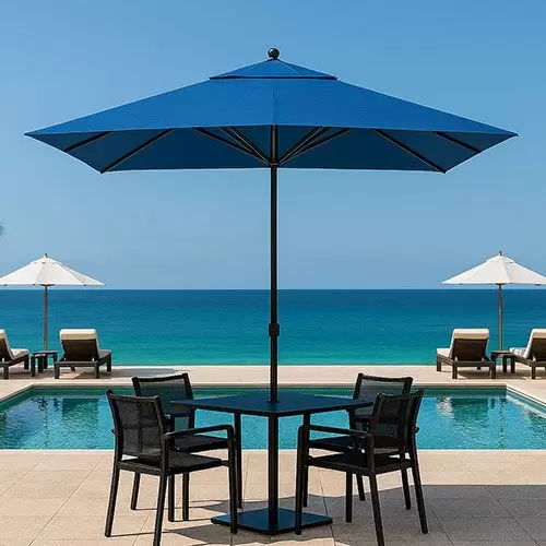 best choice products 8x11ft rectangular patio umbrella w/ crank Treasure Garden 8x11' Lift Market ensuring a comfortable atmosphere by venting warm air while maintaining stability against breezy conditions Best Choice 8x11ft Patio Umbrella