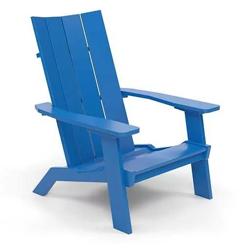 Commercial Marine Grade Polymer Adirondack Modern Chair by Leisure
