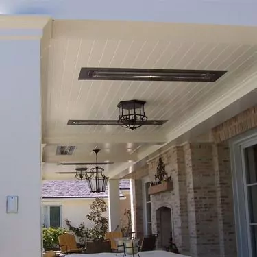 Infratech 39 2000 Watt 240 Volt Electric Radiant Outdoor Heater Infratech 39 2000 Watt 240 Volt, Outdoor Ceiling Heaters Electric