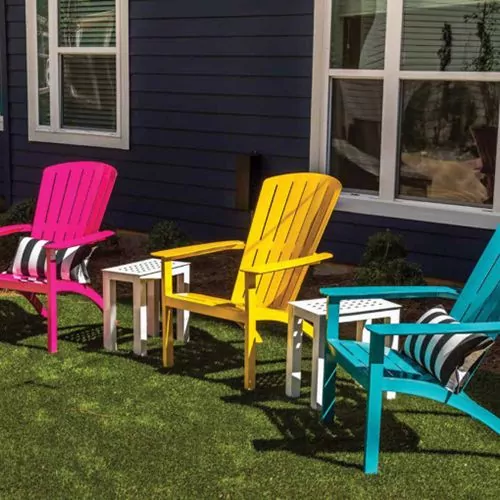 aluminum adirondack chair