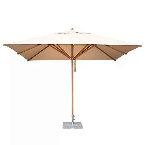 bambrella patio umbrella b Levante 8.5'x11.5' Rectangular Bamboo Market Umbrella w/2.25