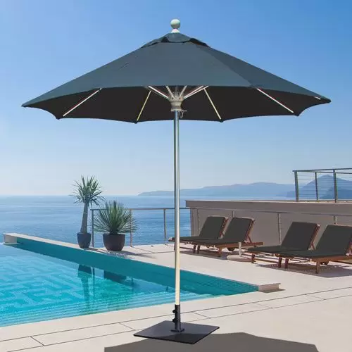 commercial patio umbrella sale Galtech 7.5' Sunbrella Commercial Umbrella