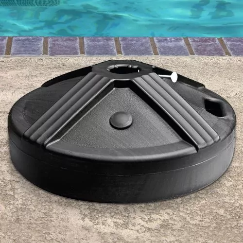 umbrella base for under table