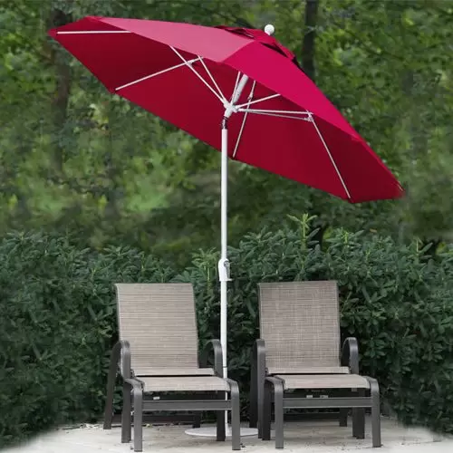 11' Monterey Commercial Grade Auto-Tilt Market Umbrella 11' Monterey Commercial Grade Auto-Tilt Market Umbrella