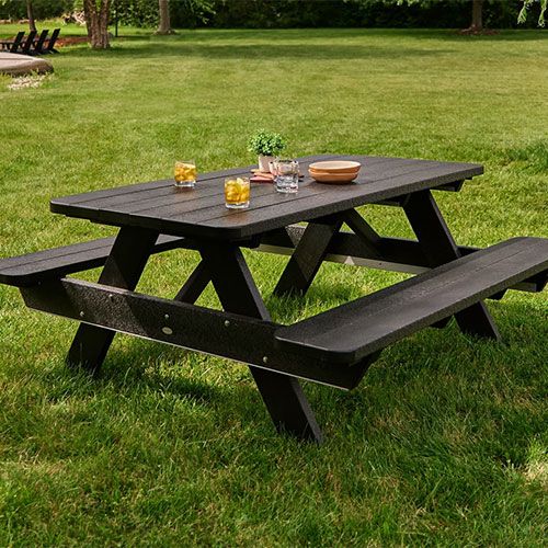 POLYWOOD Park 72" Picnic Table