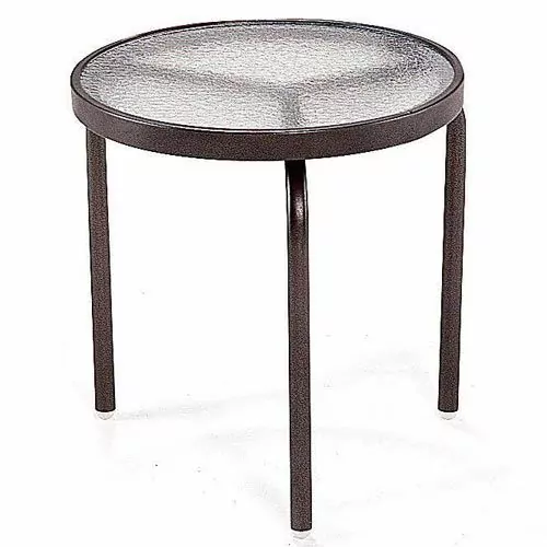 18 Round Commercial Side Table, Plexiglass Round Table Top