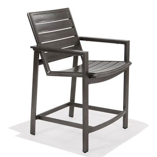 Buy Now Meza Slat Commercial Balcony Height Stool outdoor balcony