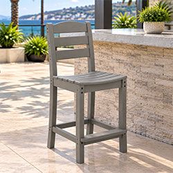 POLYWOOD Lakeside Counter Side Chair