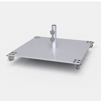100 lb base -  silver mist