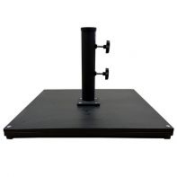 Galtech 170 lb. Commercial Steel Umbrella Base - Black