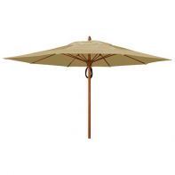 Diamante 13' Wind Resistant FiberTeak Contract Umbrella