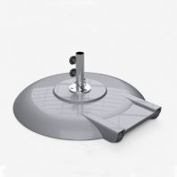 Premium 150 lb Aluminum Base with Wheels