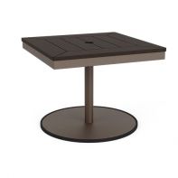 24" Square MGP Side Table With Umbrella Base by LC Furniture