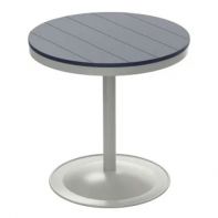 30" Round Commercial MGP Top with Bistro Dining Table Base by LC Furniture