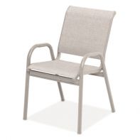 Gardenella Commercial Sling Stacking Bistro Chair by Telescope Casual