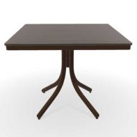 36" Square Marine Grade Polymer Top Commercial Dining Height Table w/ hole by Telescope Casual