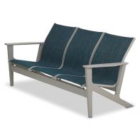 Wexler MGP Sling Commercial Chat Height Three-Seat Sofa w/ MGP Arms by Telescope Casual