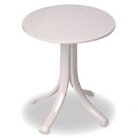 18" Round Marine Grade Polymer Top Commercial Round End Table by Telescope Casual