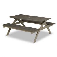 Plymouth Bay Commercial Picnic Table by Telescope Casual