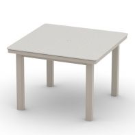 Origins Commercial 42" Square Dining Height Table w/ hole by Telescope Casual