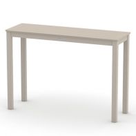 Marine Grade Polymer Commercial 18"x54" Rectangular Balcony Height Parson Table w/o hole by Telescope Casual