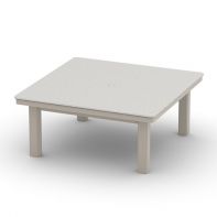 Origins Commercial 42" Square Coffee Height Table w/ hole by Telescope Casual