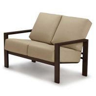 Larssen Commercial Cushion Two-Seat Loveseat by Telescope Casual