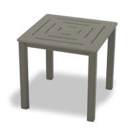 Marine Grade Polymer Commercial 21" Square End Table - DASH by Telescope Casual