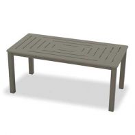 Marine Grade Polymer Commercial 21" x 42" Rectangular Coffee Table - DASH by Telescope Casual
