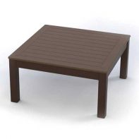Marine Grade Polymer Top Commercial Attachable Accessory Table by Telescope Casual
