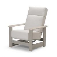 Leeward Commercial Supreme Cushion Hidden Motion Arm Chair w/ Rustic Arms by Telescope Casual