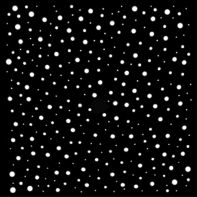 24" Square Bubble Pattern Table Top