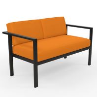 Urban Commercial Deep Seating Love Seat by LC Furniture