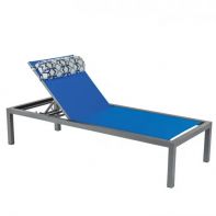 Coastal Commercial Sling Luxury XL Chaise Lounge by LC Furniture