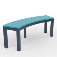 MGP Coastal Curved Bench by LC Furniture