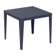 48" Square Commercial MGP Bar Table With Umbrella Hole by LC Furniture