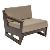 MGP Commercial Deep Seating Right Modular Seat with Arms by LC Furniture