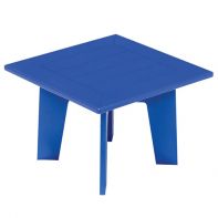 Aqua MGP Commercial Square Side Table by LC Furniture
