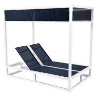 Focus Commercial Day Bed with Adjustable Back with Fabric Shades by LC Furniture