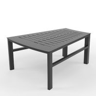 Neo Commercial Modular Wedge Side Table with Slat Pattern Top by Leisure Creations